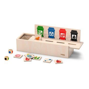 Set de joacă din lemn Viga Toys Garbage Sorting (44504) 44504 fotografie