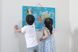 Puzzle magnetic Viga Toys World Map cu panou de marcat &icirc;n engleză (44508EN)