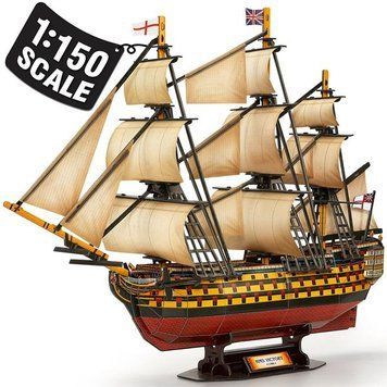 3D пазл CubicFun Корабель HMS Victory (T4019h) T4019h фото