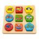 Sortare puzzle din lemn Viga Toys Figurine și transport (59586)