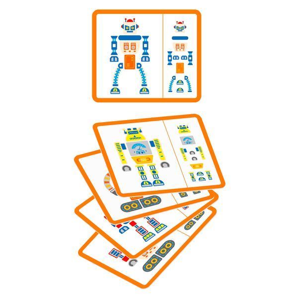 Набір для творчості Viga Toys Дерев'яна аплікація Робот (50335)