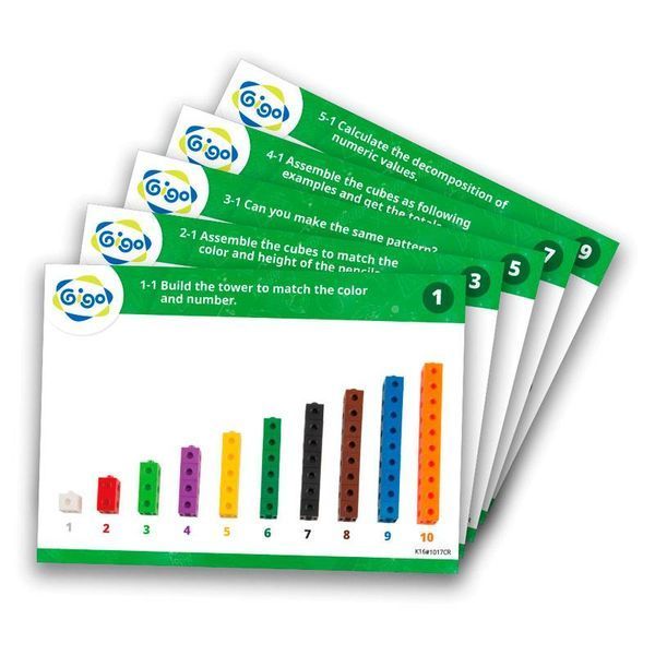 Set de numărare Gigo Connect cuburi de 2 cm (1017CR)