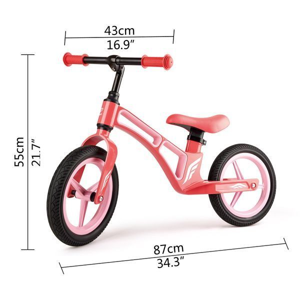 Біговел Hape Нове дослідження двоколісний 12" рожевий (E8653)
