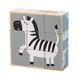 Cuburi puzzle din lemn Viga Toys PolarB Animals (44024)
