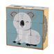 Cuburi puzzle din lemn Viga Toys PolarB Animals (44024)