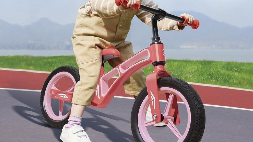 Біговел Hape Нове дослідження двоколісний 12" рожевий (E8653)