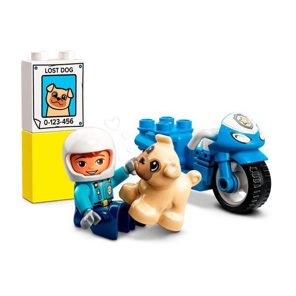 Конструктор LEGO DUPLO Rescue Поліцейський мотоцикл 5 деталей (10967) 10967 фото