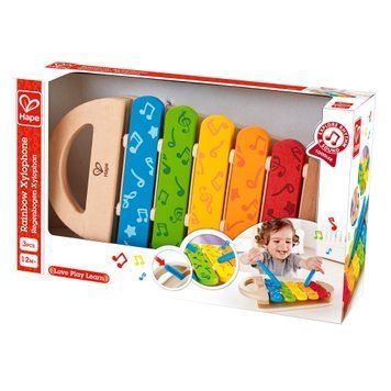 Дерев'яний ксилофон Hape Веселка (E0606) E0606 фото