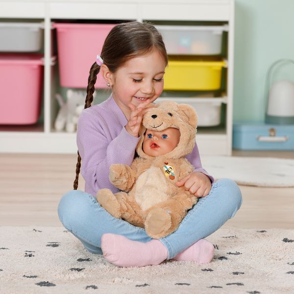 Лялька BABY BORN &ndash; ЕММА У КОСТЮМІ ВЕДМЕДИКА (43 cm, з аксесуарами) 837115 фото