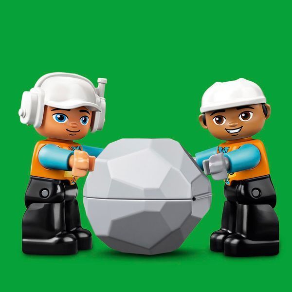 Конструктор LEGO DUPLO Вантажівка та гусеничний екскаватор 20 деталей (10931) 10931 фото