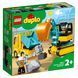 Конструктор LEGO DUPLO Вантажівка та гусеничний екскаватор 20 деталей (10931) 10931 фото 1