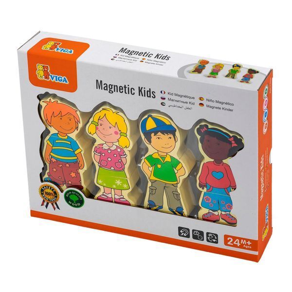 Set figurine magnetice Viga Toys Copii (59699VG) 59699VG fotografie