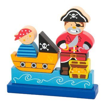 Puzzle magnetic Viga Toys Pirate (50077) 50077 fotografie