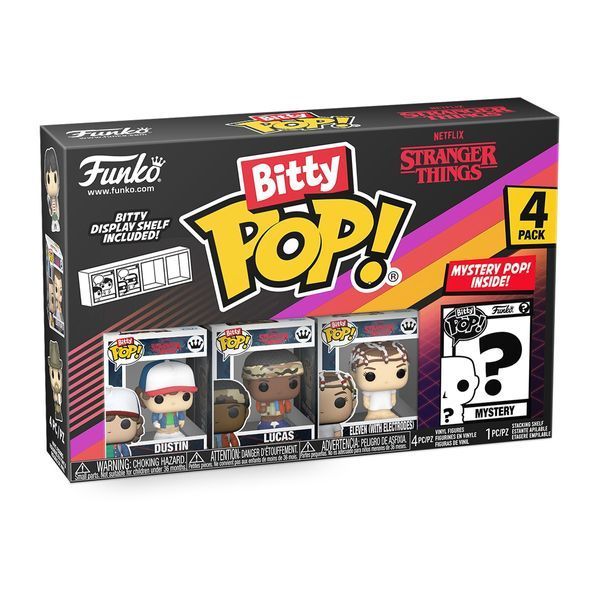 Набір ігрових фігурок Bitty POP! - Дастін (4 фігурки в ас.) 83662 фото
