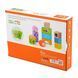 Cuburi de lemn Viga Toys Șarpe cu clopoței (50682)