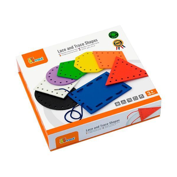 Viga Toys - Forme geometrice din lemn (50538) 50538 fotografie
