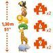 Puzzle uriaș Djeco Austin maimuța și prietenii 1,3 m (DJ07114)