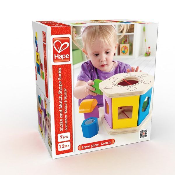 Sortator Hape din lemn cu zdrănitoare (E0407)