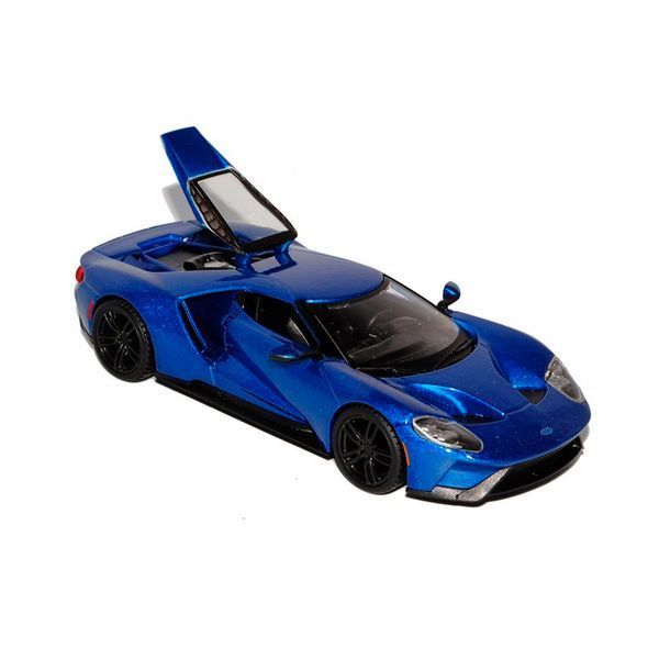Model de mașină - FORD GT (albastru metalic, argintiu metalic, 1:32) 18-43043 fotografie