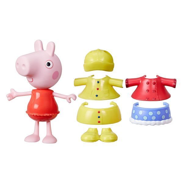 Ігровий набір PEPPA FIGURINES серії "Модна пригода" - ОДЯГНИ ПЕППУ G0331 фото