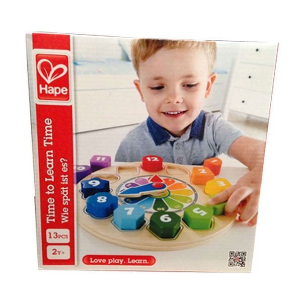 Ceas Hape pentru sortare puzzle-uri din lemn (E8043)