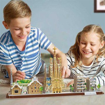 3D пазл CubicFun City Line Барселона (MC256h) MC256h фото