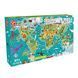 Joc de puzzle Hape World Map 105 el. (E1626)