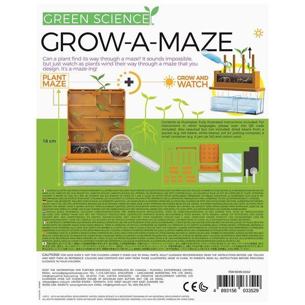 4M &bdquo;Labirint vegetal&rdquo; &ndash; set STEM de creștere și observare plante 00-03352 fotografie