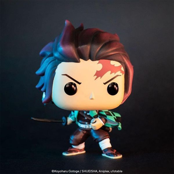 Figurină de acțiune FUNKO POP! seria &bdquo;Demon Slayer&rdquo; - TANJIRO KAMADO 49010 fotografie