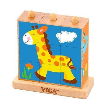 Cub puzzle vertical Viga Toys &bdquo;Safari&rdquo; (50834)