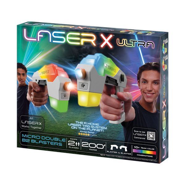 Set de jocuri pentru bătălii cu laser - LASER X ULTRA MICRO PENTRU DOI JUCĂTORI