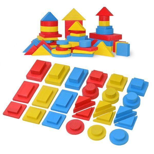 Igroteco 900408 Set Educativ Dienes Logic Blocks, 48 900408 fotografie