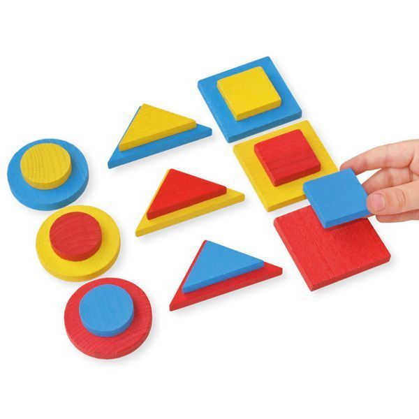 Igroteco 900408 Set Educativ Dienes Logic Blocks, 48 900408 fotografie