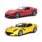 Model de mașină - FERRARI F12TDF (galben, roșu asortat, 1:24) 18-26021 fotografie