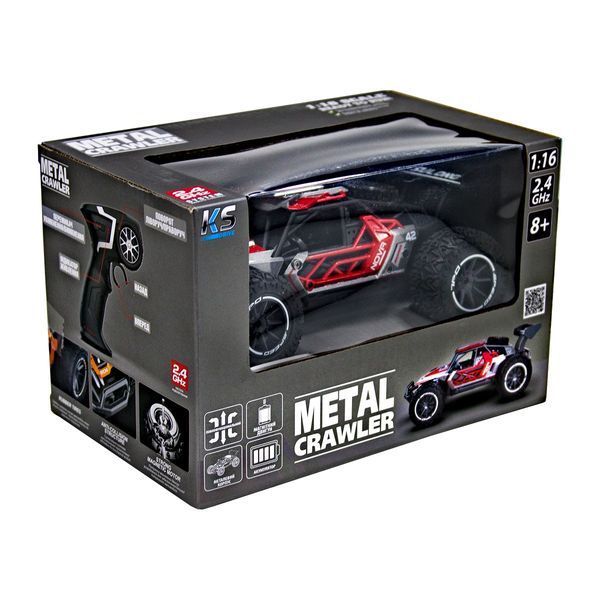 Автомобіль Metal Crawler з р/к &ndash; Nova (сіро-червоний, 1:16) SL-231RHGR фото