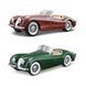 Model de mașină - JAGUAR XK 120 (1951) (cireș asortat, argintiu, 1:24) 18-22018 fotografie 1