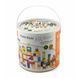 Cuburi de lemn Viga Toys Blocuri cu model 100 buc., 3 cm (59696)
